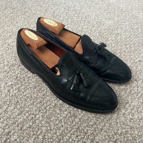 Alden Black Tassel Loafers - Picture 1 of 7